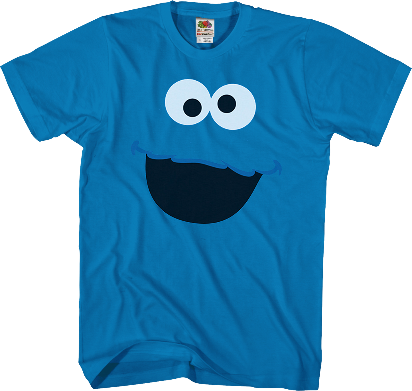 Cookie Monster Face Sesame Street T-Shirt