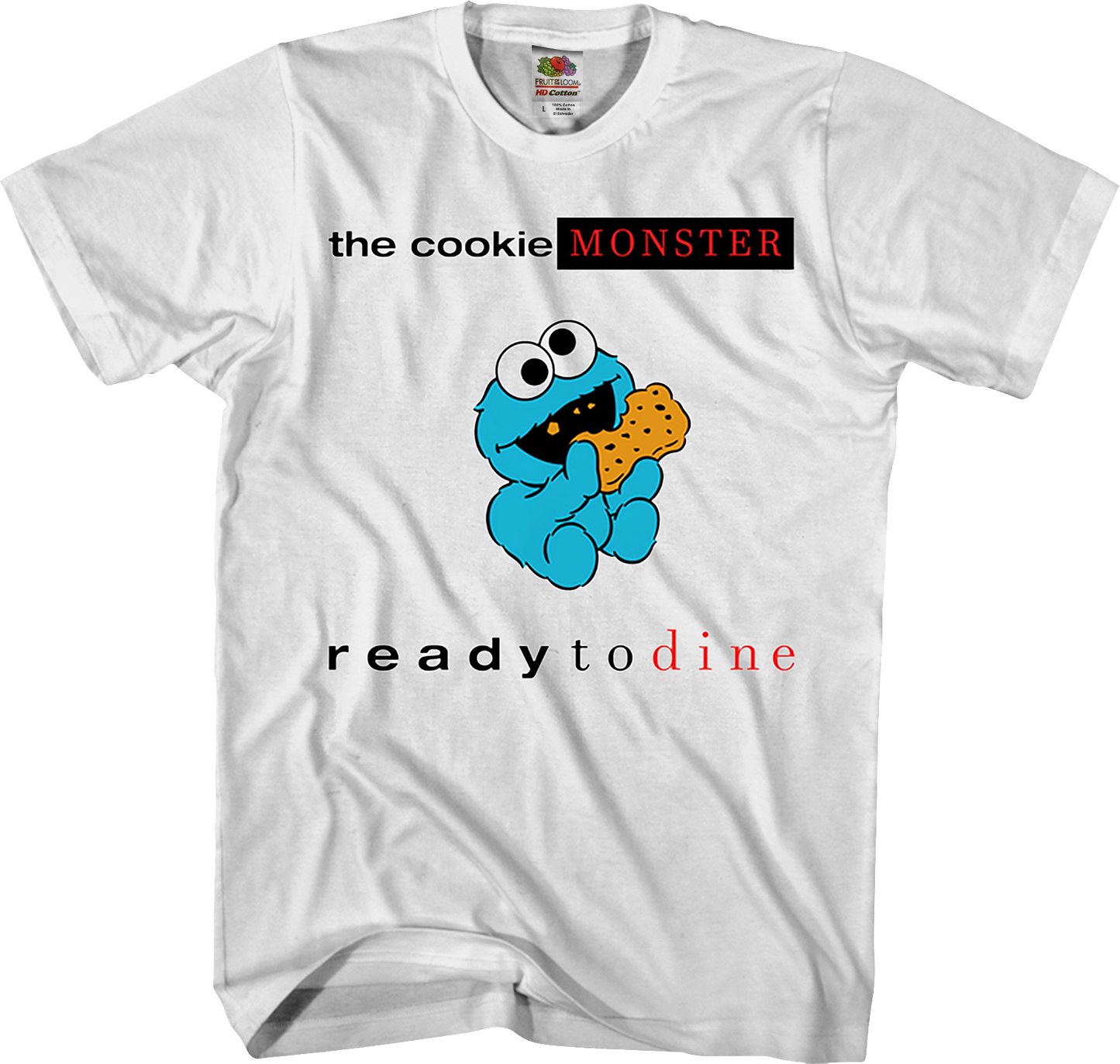 Cookie Monster Ready to Dine Sesame Street T-Shirt