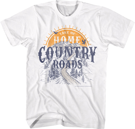 Country Roads Sunset John Denver T-Shirt