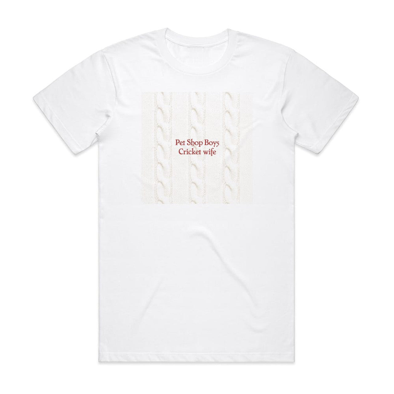 Pet Shop Boys Cricket Wife T-Shirt White