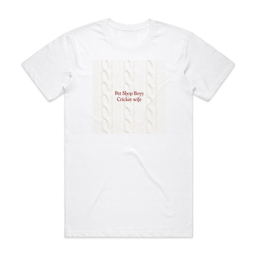 Pet Shop Boys Cricket Wife T-Shirt White