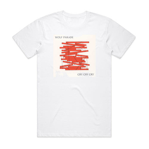 Wolf Parade Cry Cry Cry Album Cover T-Shirt White