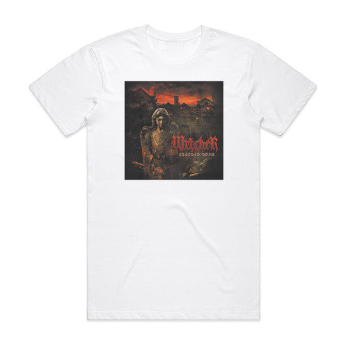 Witcher Csendes Domb Album Cover T-Shirt White