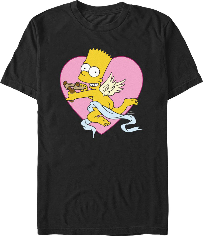 Cupid Bart Simpson T-Shirt