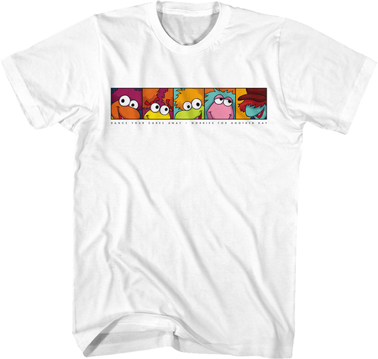 Dance Your Cares Away Panels Fraggle Rock T-Shirt