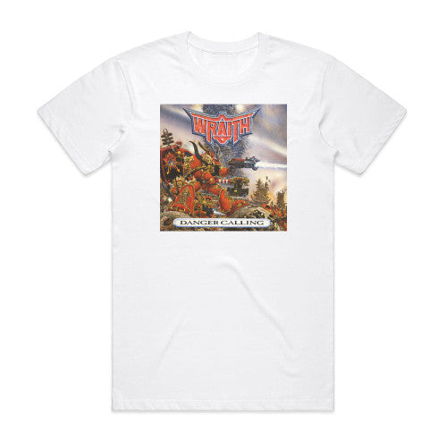 Wraith Danger Calling Album Cover T-Shirt White