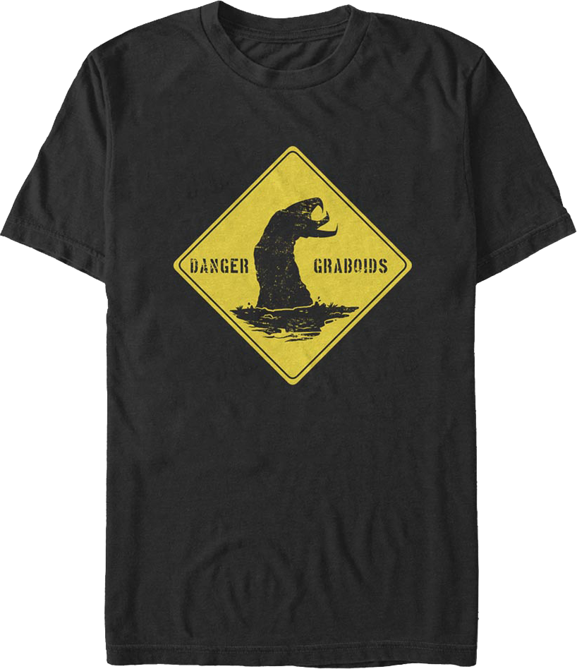 Danger Graboids Sign Tremors T-Shirt