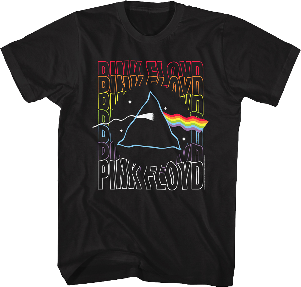 Dark Side of the Moon Soundwaves Pink Floyd T-Shirt