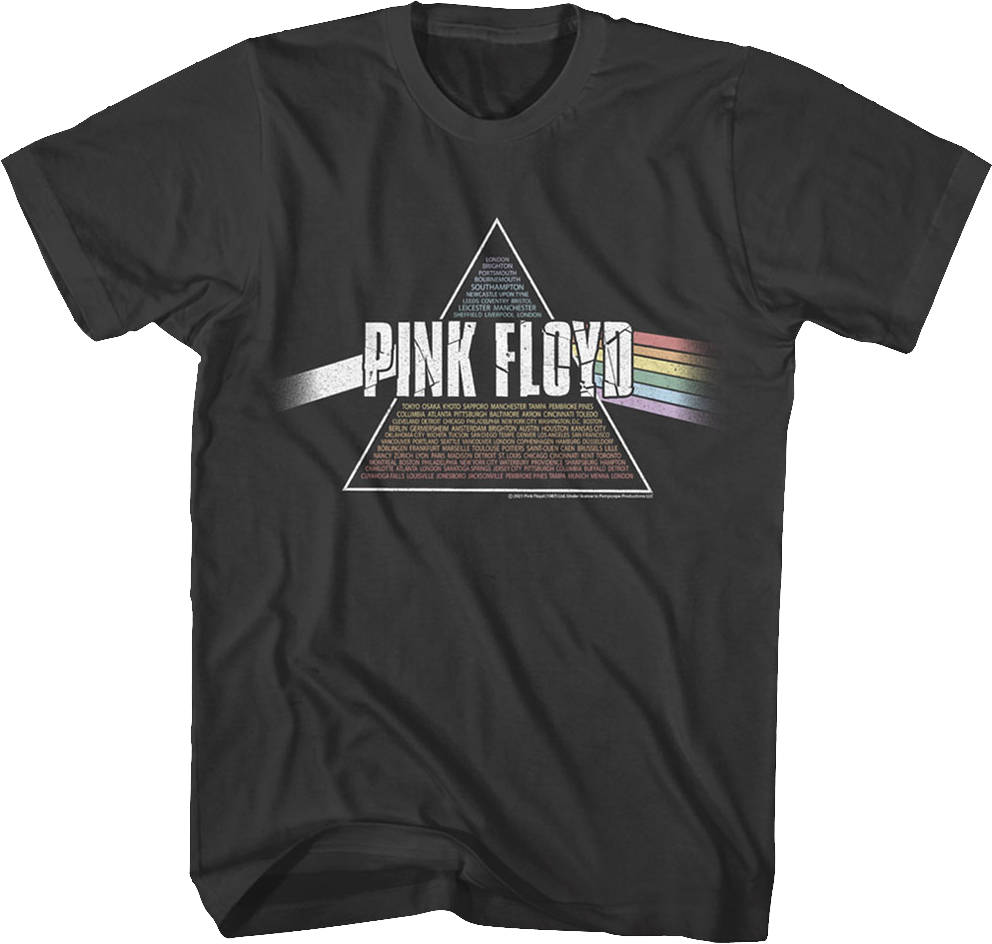 Dark Side of the Moon Tour Pink Floyd T-Shirt