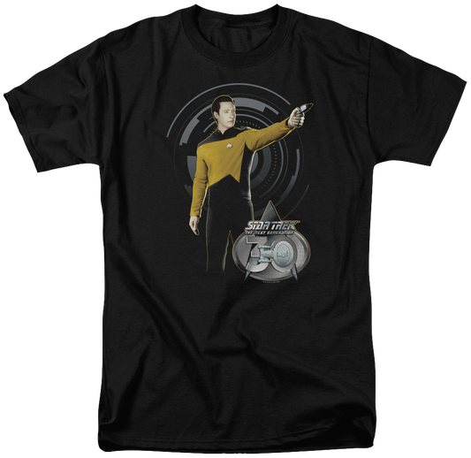 Data 30th Anniversary Star Trek The Next Generation T-Shirt