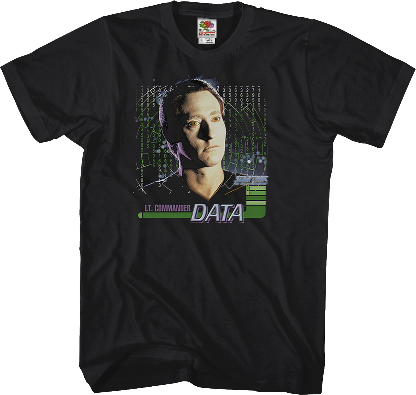 Data Star Trek The Next Generation T-Shirt