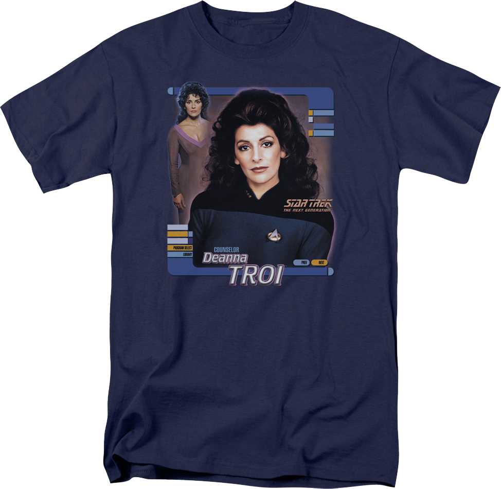 Deanna Troi Star Trek The Next Generation T-Shirt