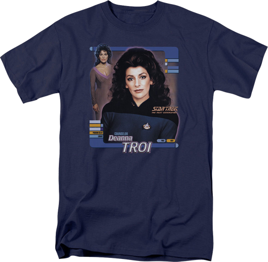 Deanna Troi Star Trek The Next Generation T-Shirt