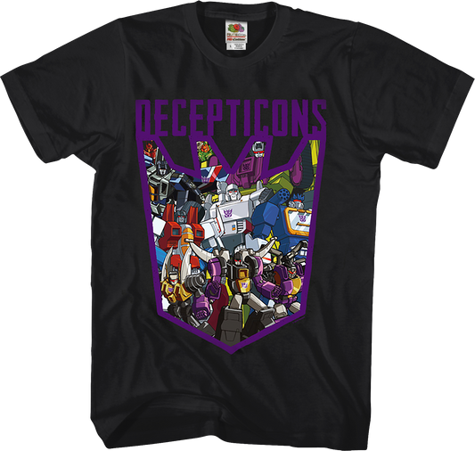 Decepticons Collage Transformers T-Shirt