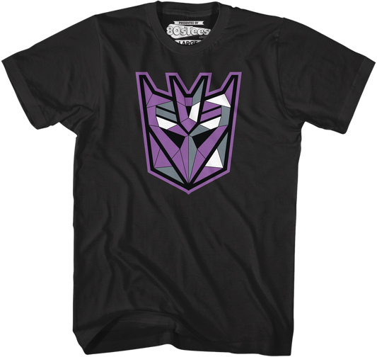 Decepticons Geometric Logo Transformers T-Shirt