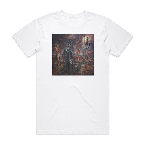 Wolves Den Deus Vult Album Cover T-Shirt White