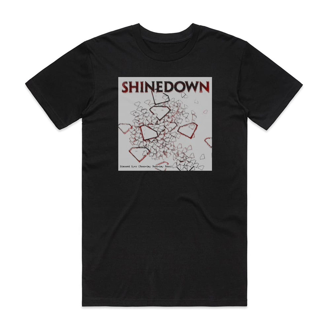 Shinedown Diamond Eyes Boom Lay Boom Lay Boom T-Shirt Black