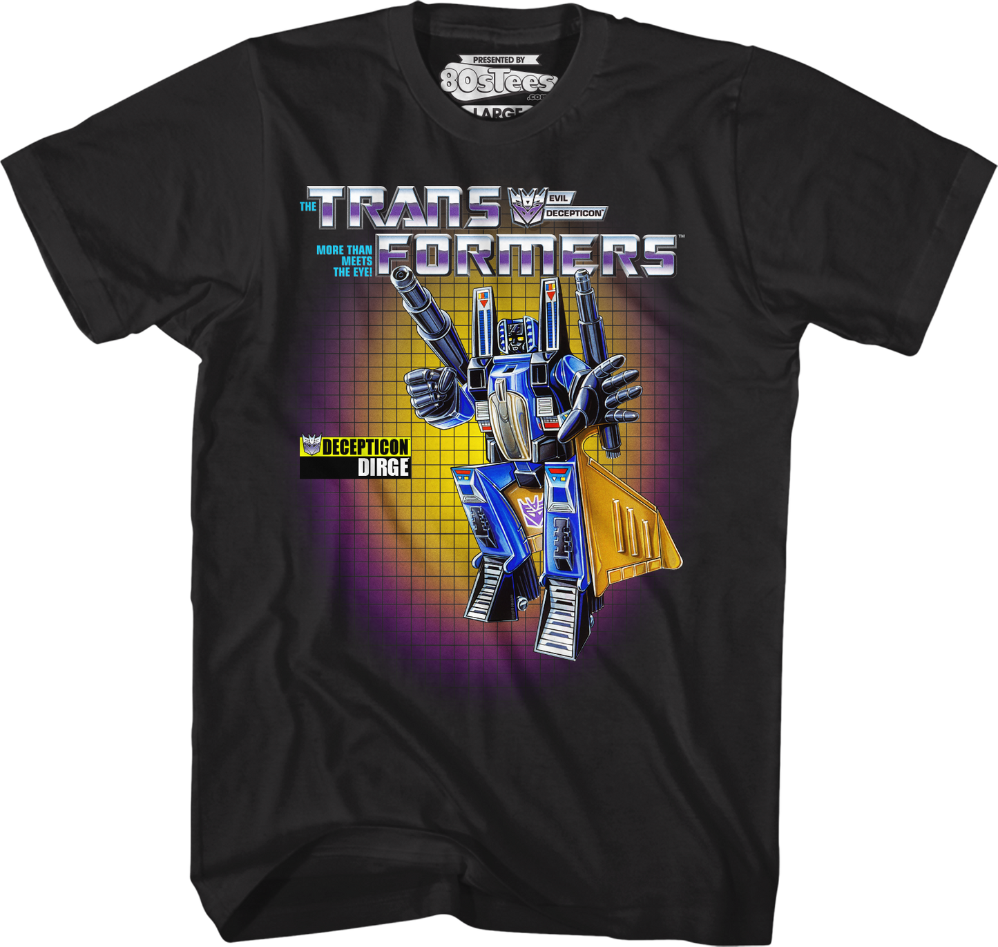 Dirge Box Art Transformers T-Shirt