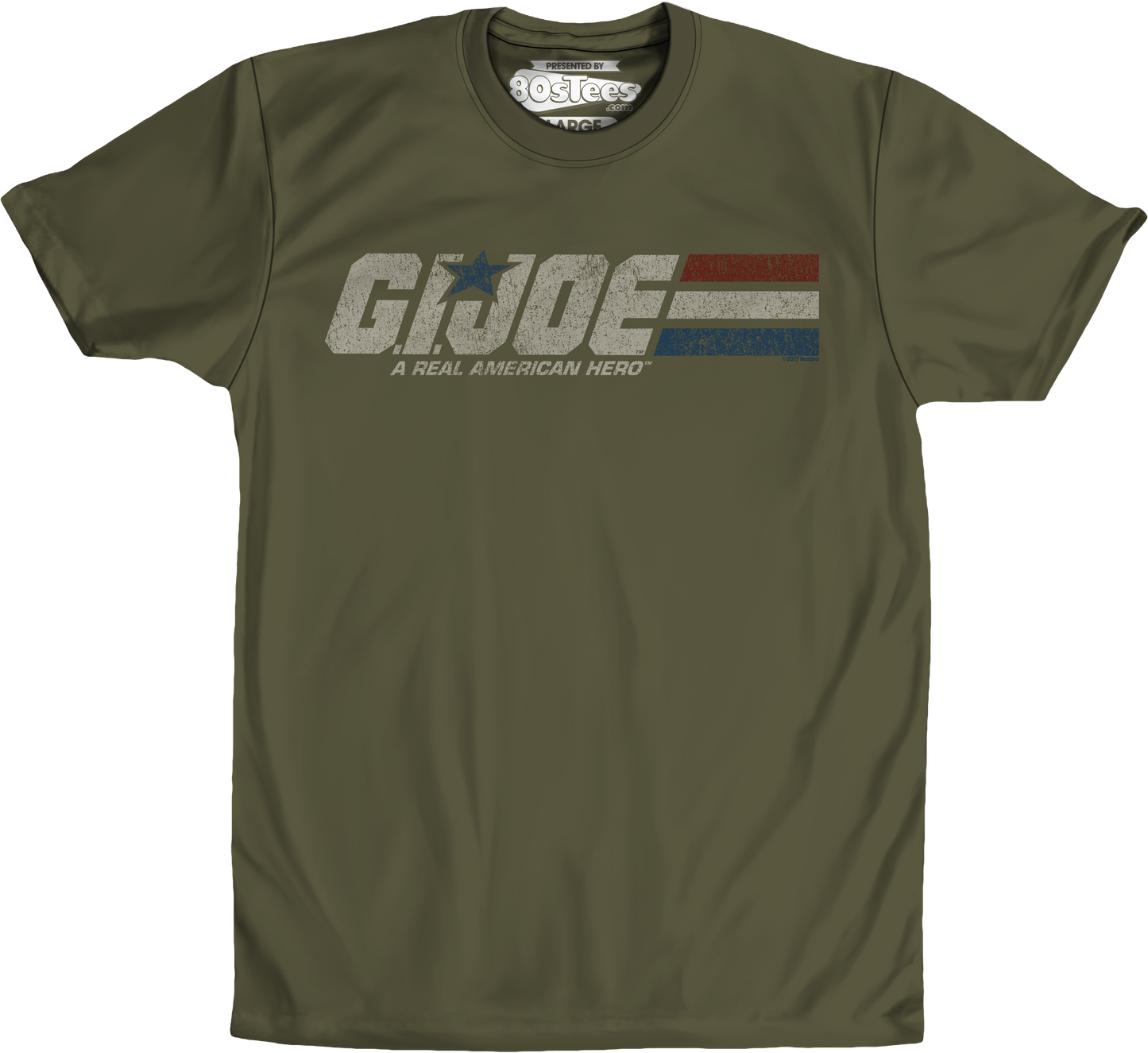 Distressed Army Green GI Joe T-Shirt