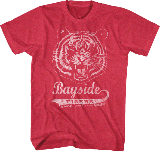 Distressed Bayside Tigers Logo Saved By The Bell T-Shirt