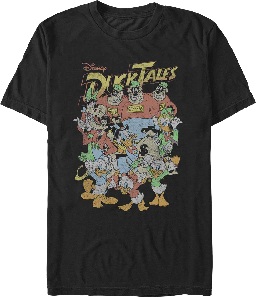 Distressed Cast Picture DuckTales T-Shirt