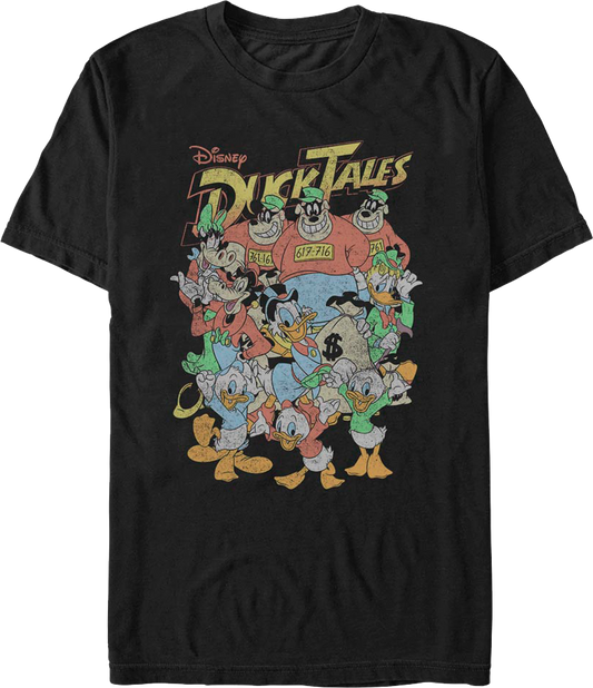 Distressed Cast Picture DuckTales T-Shirt