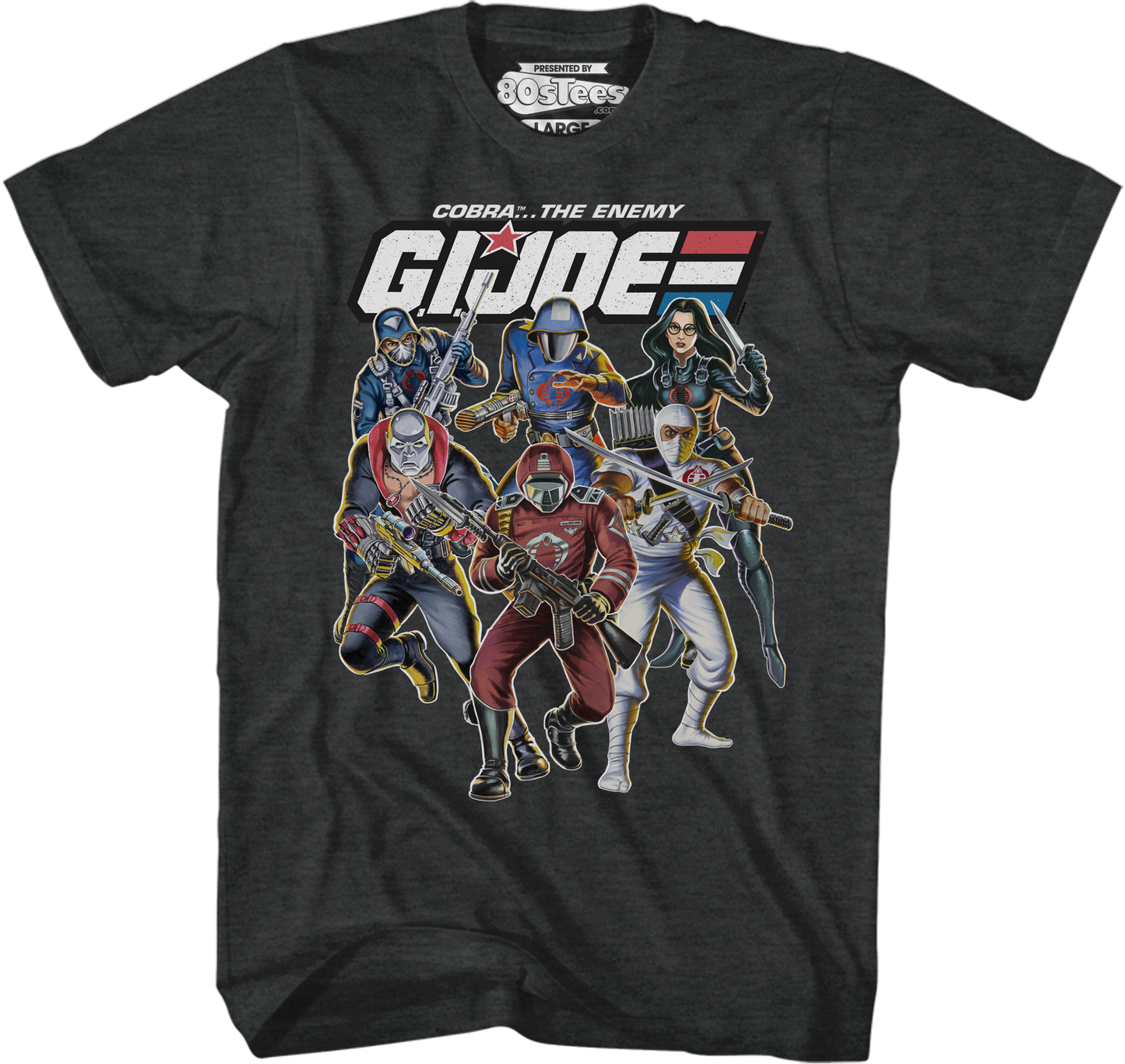 Distressed Cobra Members GI Joe T-Shirt