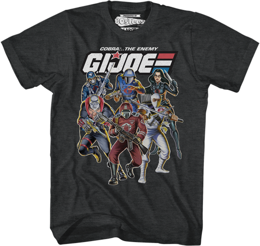 Distressed Cobra Members GI Joe T-Shirt