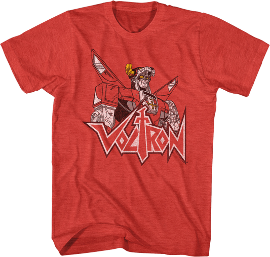 Distressed Defender of the Universe Voltron T-Shirt