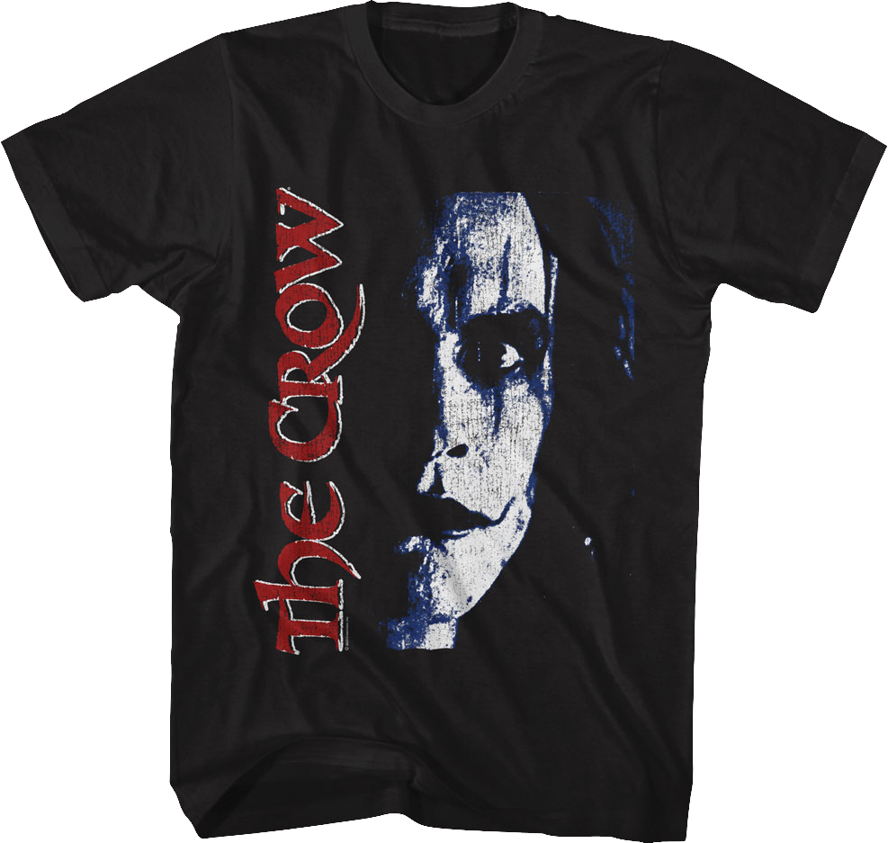 Distressed Face Paint The Crow T-Shirt