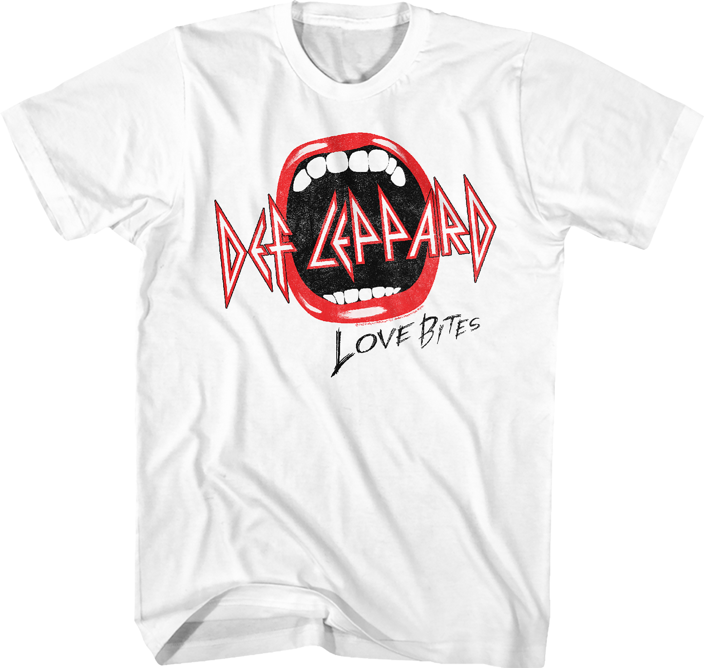 Distressed Love Bites Def Leppard T-Shirt