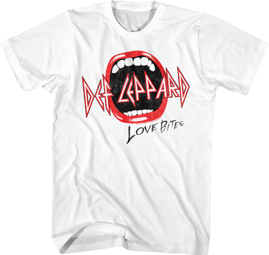 Distressed Love Bites Def Leppard T-Shirt