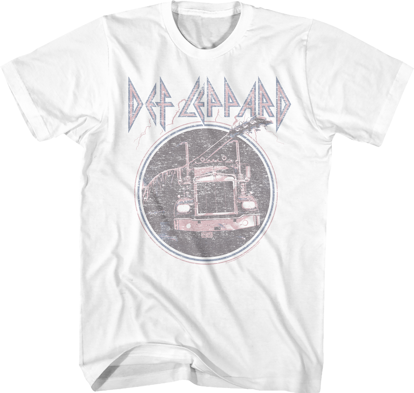 Distressed On Through The Night Def Leppard T-Shirt