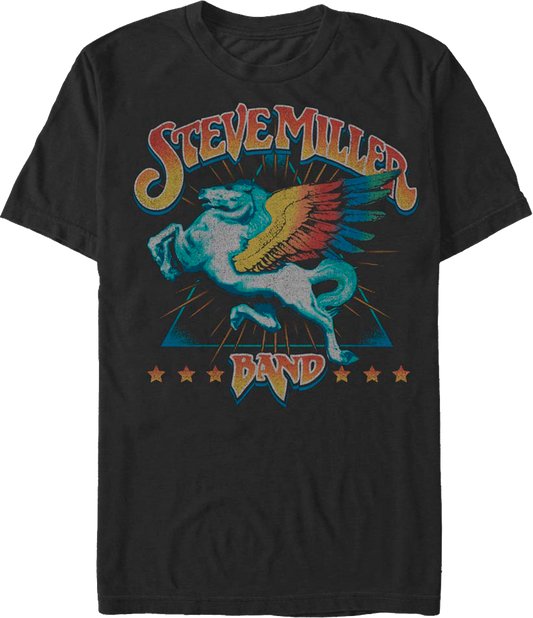 Distressed Pegasus Steve Miller Band T-Shirt