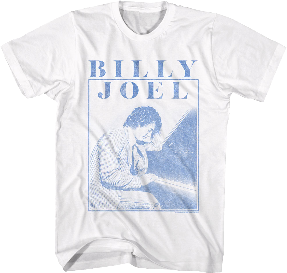 Distressed Piano Man Billy Joel T-Shirt