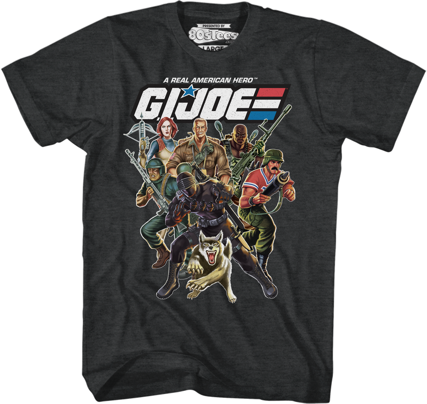 Distressed Real American Hero GI Joe T-Shirt