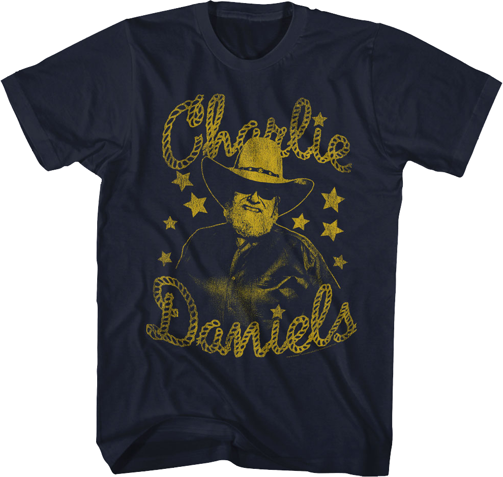 Distressed Stars Charlie Daniels T-Shirt