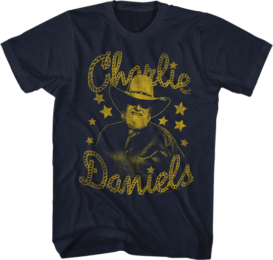 Distressed Stars Charlie Daniels T-Shirt