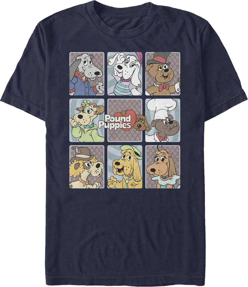 Dog Collage Pound Puppies T-Shirt