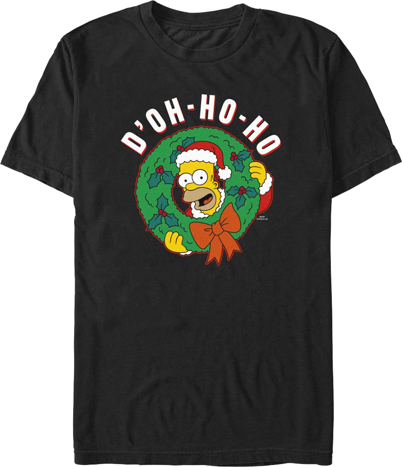 D'oh-Ho-Ho Simpsons T-Shirt