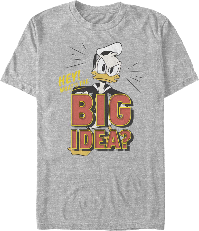 Donald Duck What's The Big Idea DuckTales T-Shirt