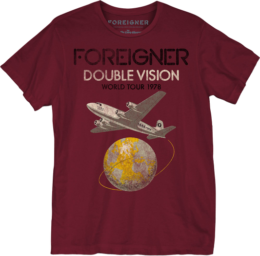 Double Vision World Tour Foreigner T-Shirt