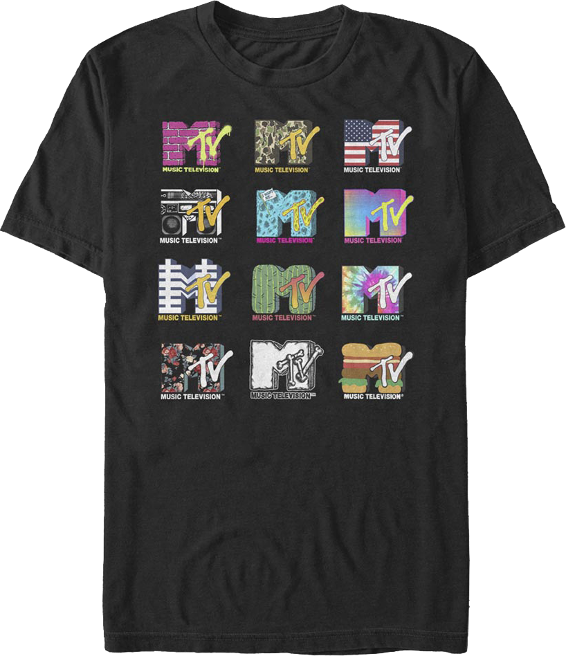 Dozen Logos MTV Shirt