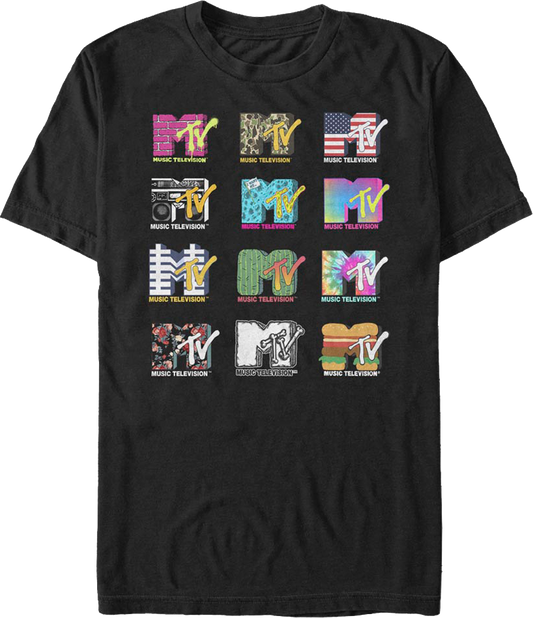 Dozen Logos MTV Shirt