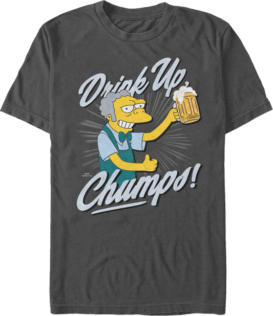 Drink Up Chumps Simpsons T-Shirt