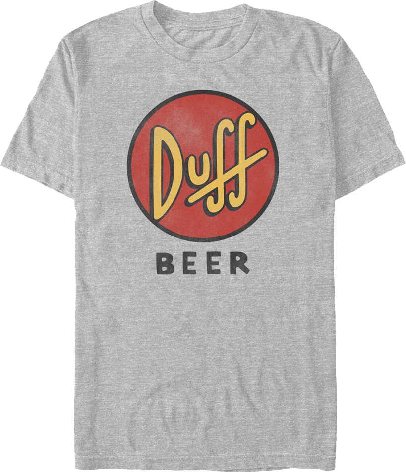 Duff Beer Circle Logo The Simpsons T-Shirt