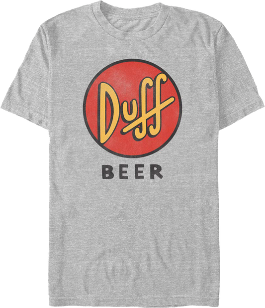 Duff Beer Circle Logo The Simpsons T-Shirt