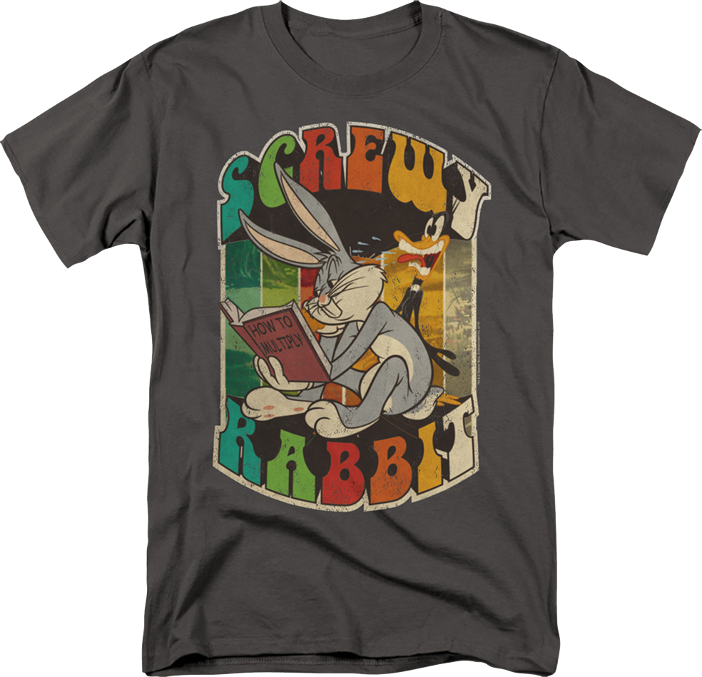 Duffy Duck Bugs Bunny Screwy Rabbit Looney Tunes T-Shirt