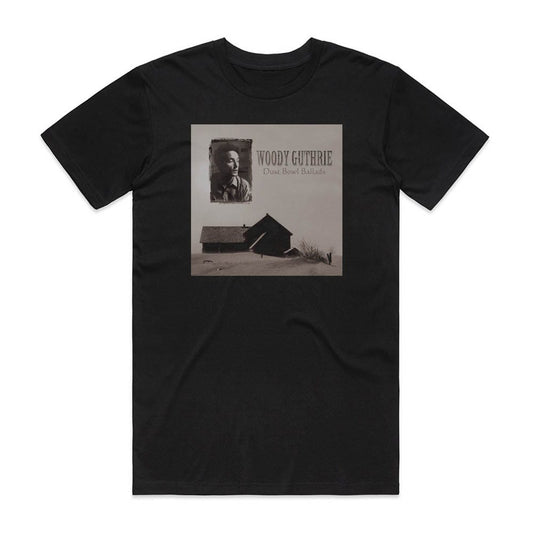 Woody Guthrie Dusty Bowl Ballads T-Shirt Black