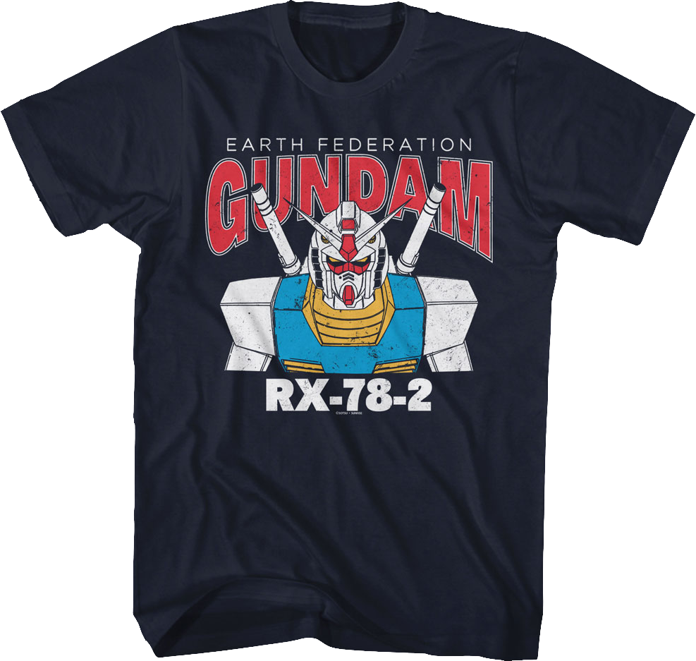 Blue Earth Federation Gundam T-Shirt